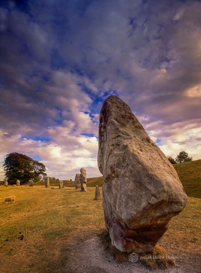 Averbury Stone Circles with grazing sheep