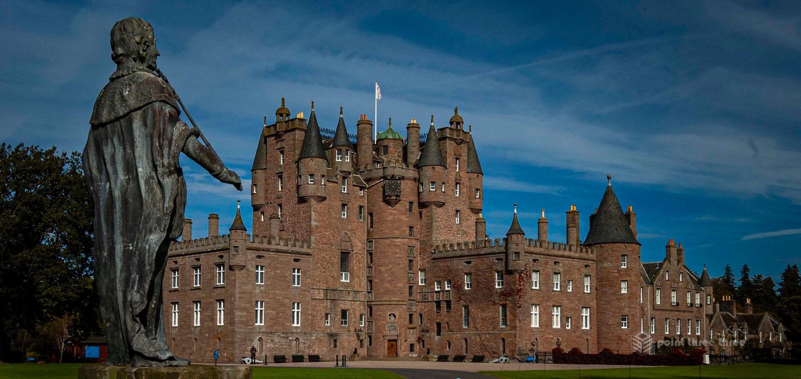 Glamis Castle in Angus Scotland