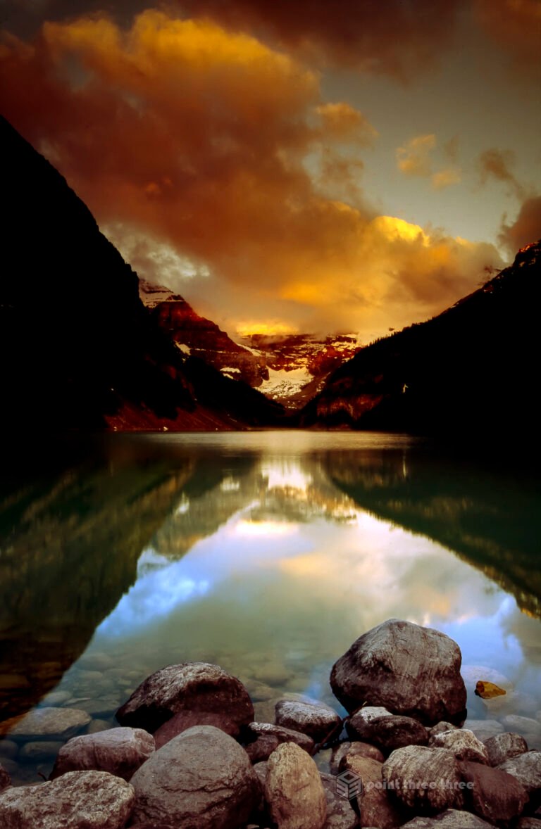 Sunrise at Lake Louise Banff National Park