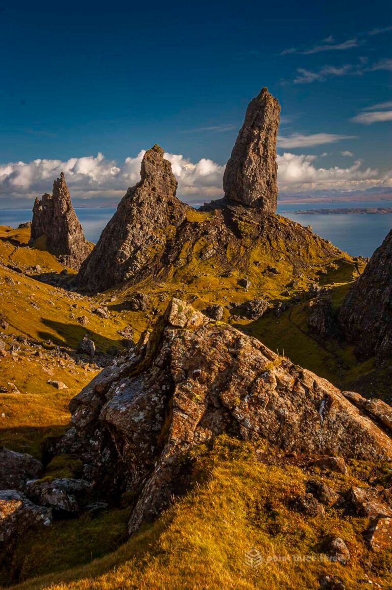 Old Man of Storr in Isle of Skye Scotland