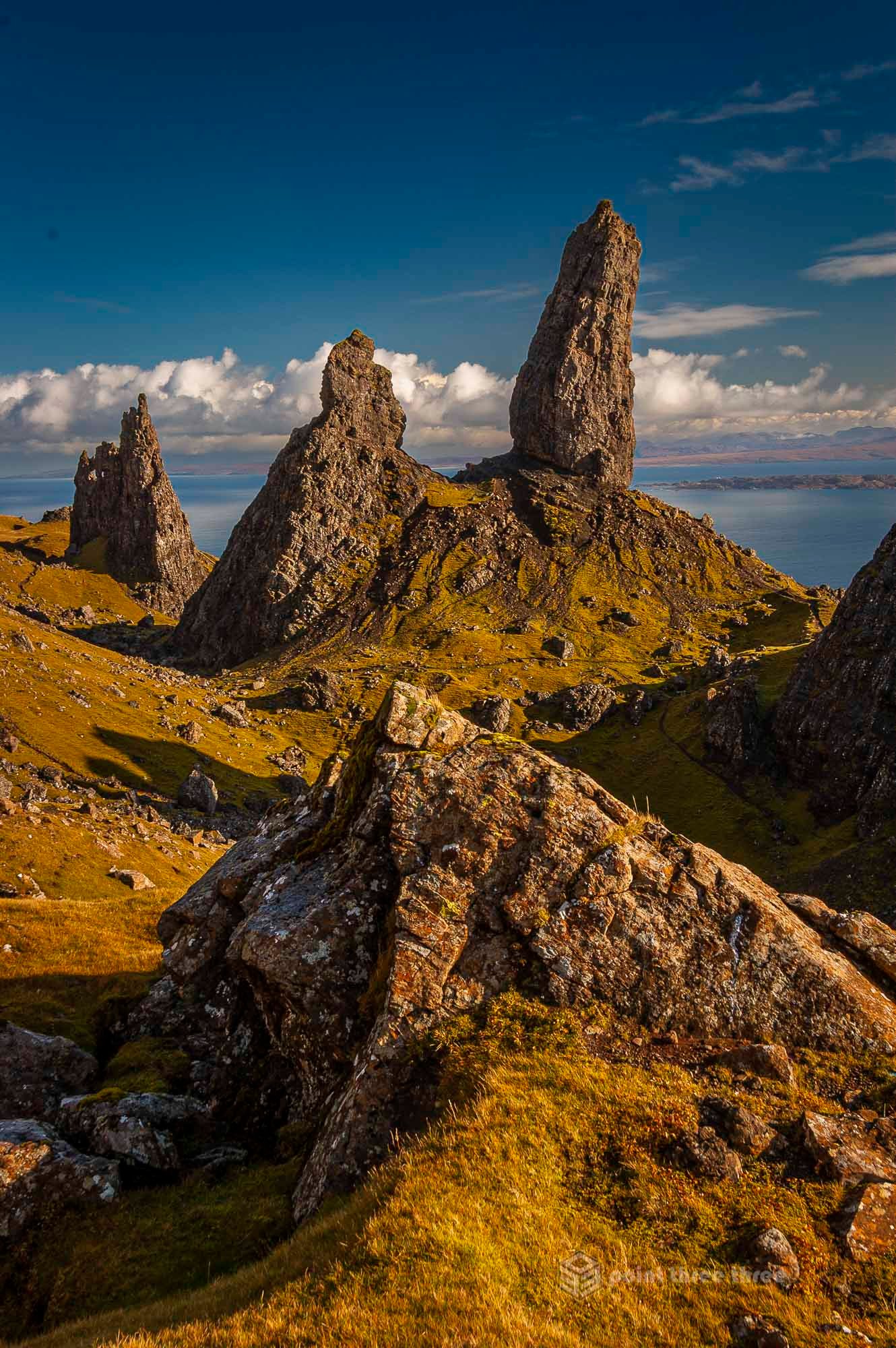Old Man of Storr in Isle of Skye Scotland
