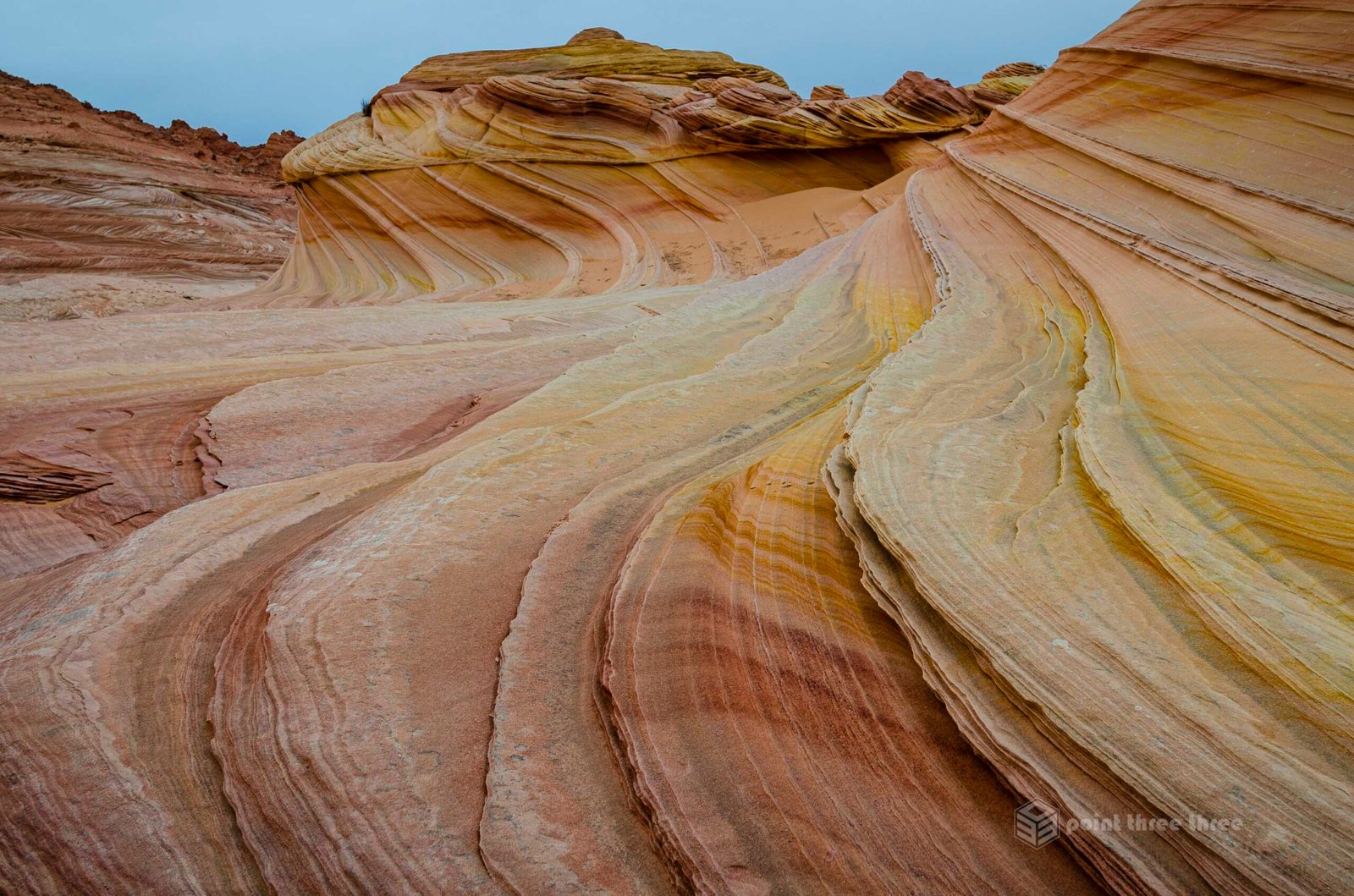 Small Wave in South Coyote Buttes in the Paria Canyon-Vermilion Cliffs Wilderness, Utah