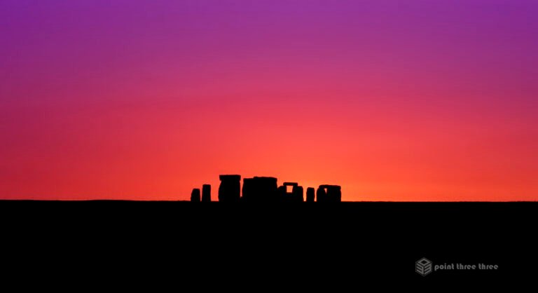 Stonehenge at Sunset