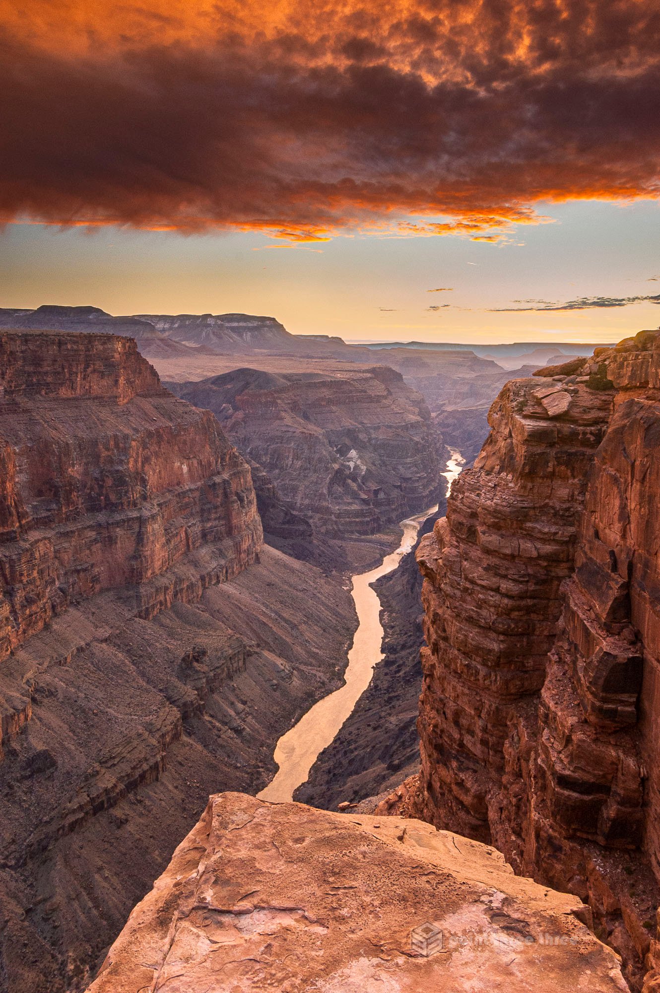 Sunset at Toroweap Grand Canyon National Park