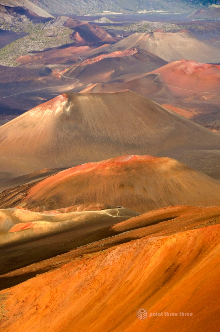 Volcanic Cinder Cones in Haleakalā National Park Maui