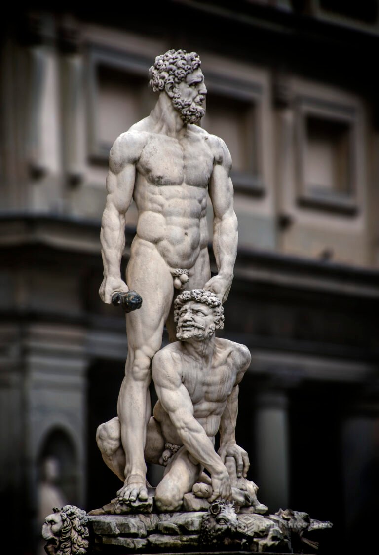 Hercules and Cacus by Baccio Bandinelli Florence Italy