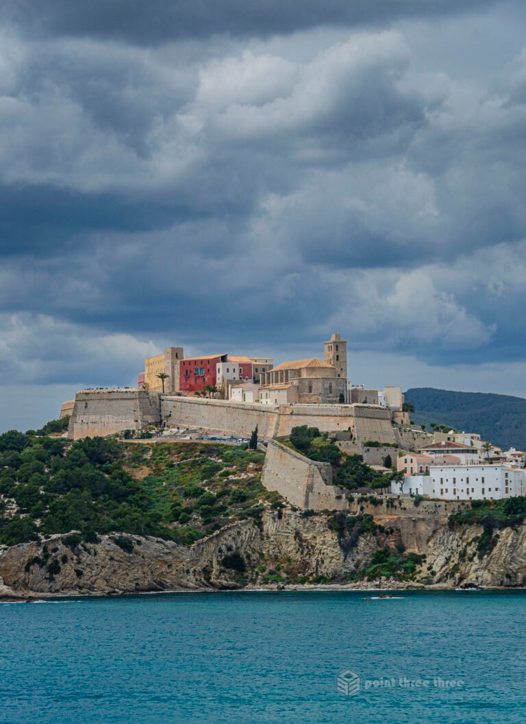 Ibiza Castle, Castell d'Eivissa, atop the Dalt Vila, the Old Town of Ibiza