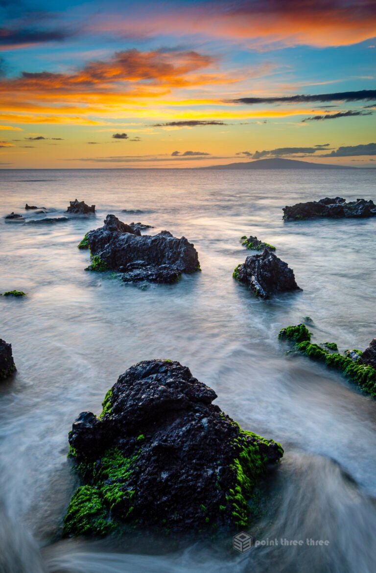 Sunset at Charley Young and Kamaole Beach Park I Kihei Maui