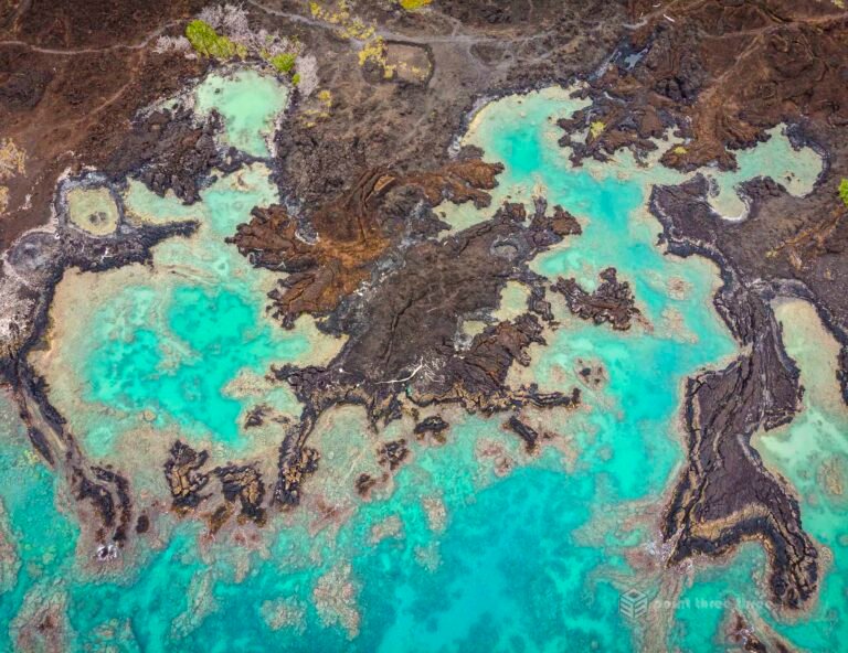 La Perouse Bay Maui Hawaii from above