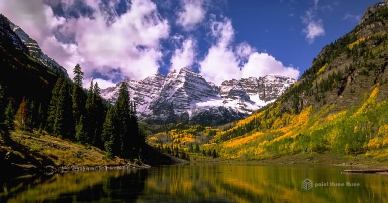 Fall Colors at Maroon Bells, Aspen, Colorado