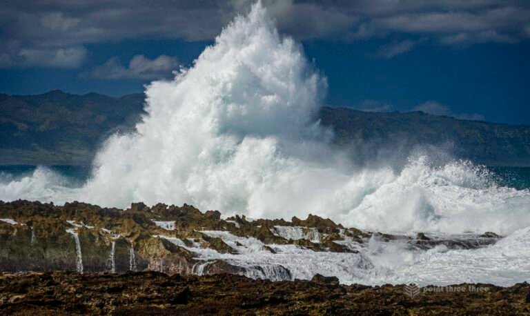 North Shore Waves Banzai Pipeline Oahu