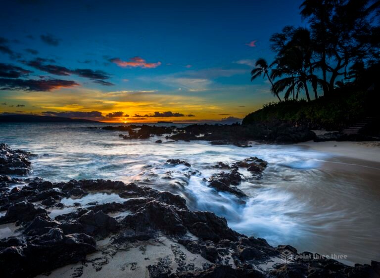Sunset at Secret Cove, Maui, Hawaii