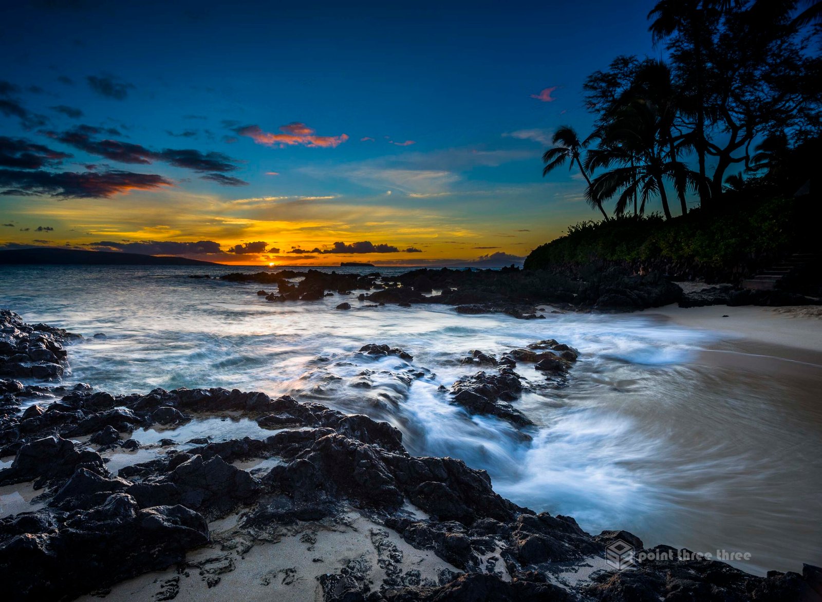 Sunset at Secret Cove, Maui, Hawaii