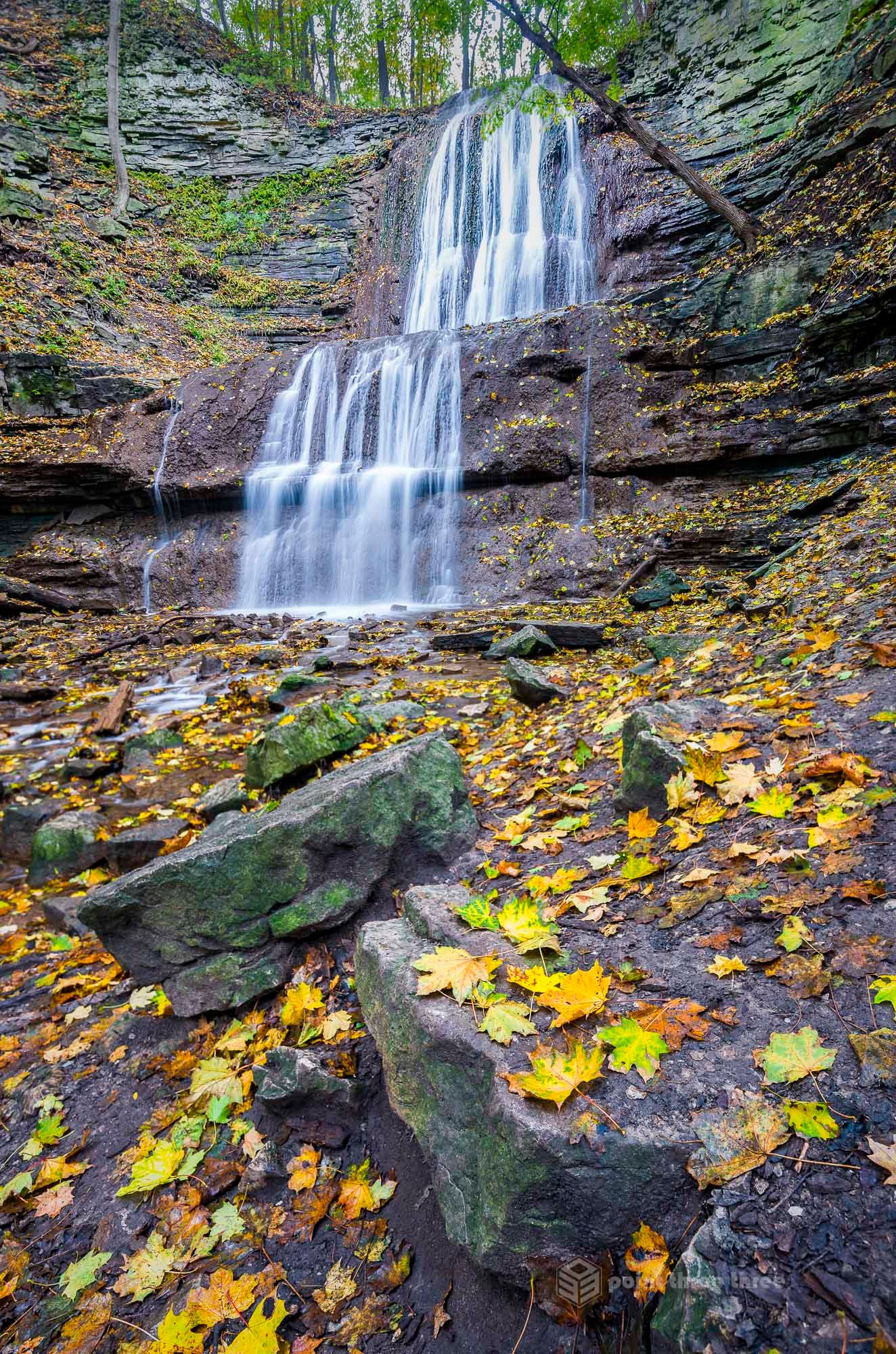 Fall Colors, Sherman Falls, Hamilton, Ontario