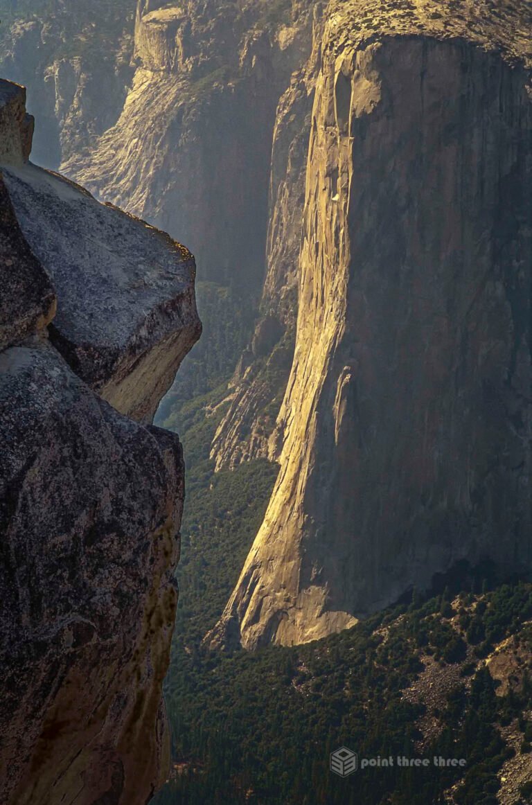 Sunset at Taft Point and El Capitan, Yosemite National Park, California