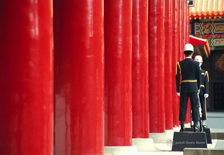 Guards at The National Revolutionary Martyrs’ Shrine, Taipei, Taiwan