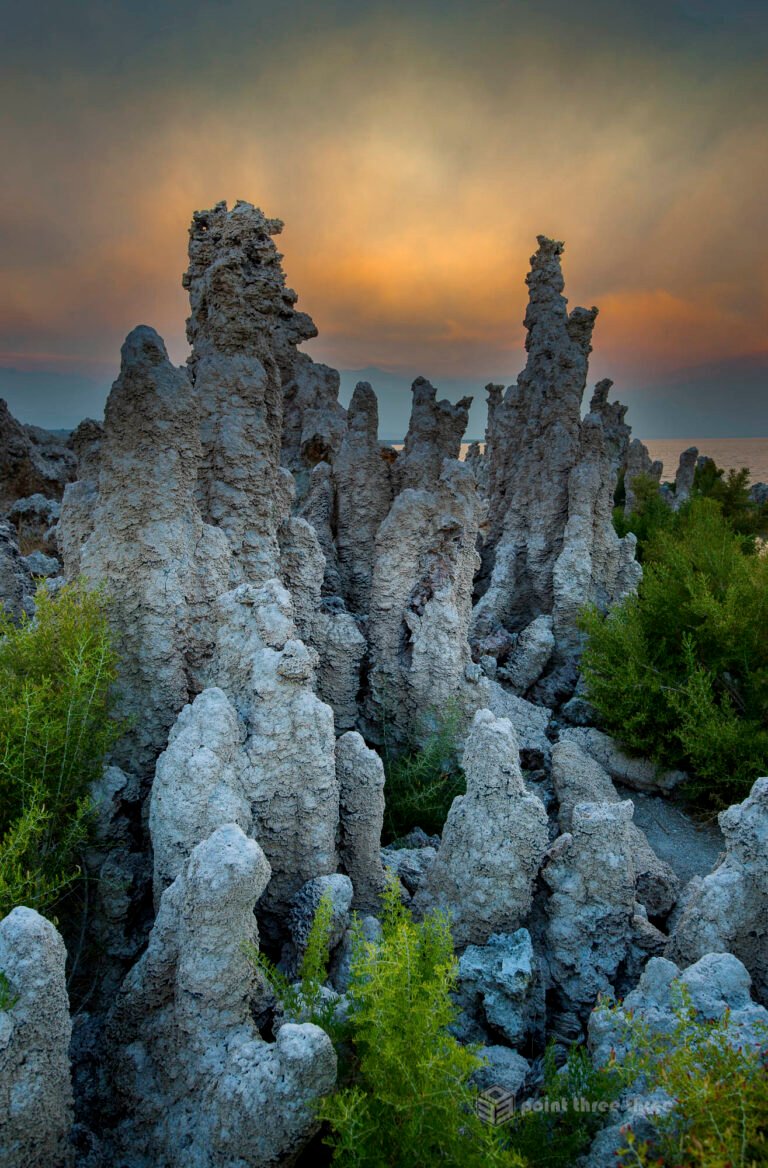 Sunset of Tufa's at Mono Lake California