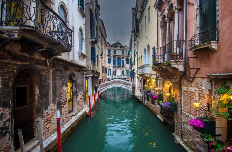 Venice Canal at dusk