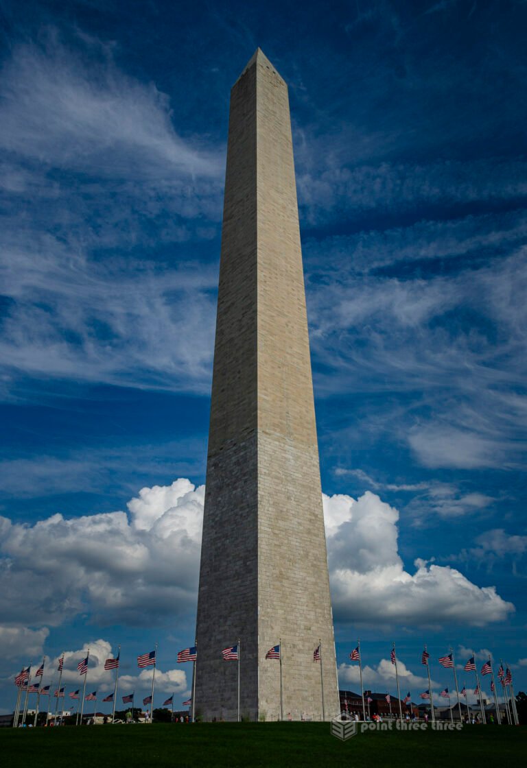 Washington Monument on National Mall in Washington DC