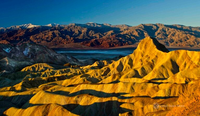 Sunrise at Zabriskie Point Death Valley National Park