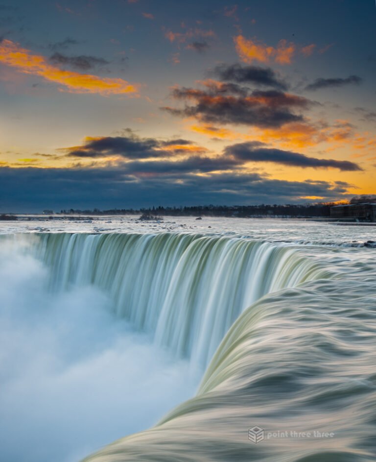Niagara Falls at sunrise