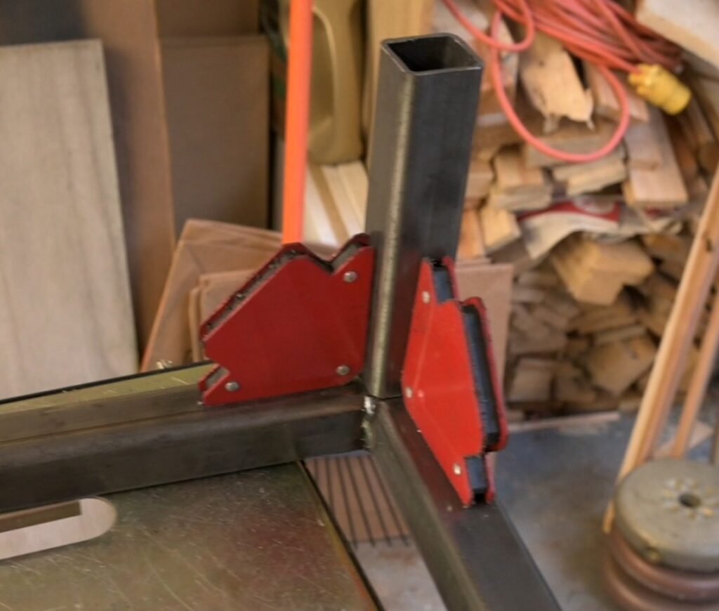 Steel Base Legs alignment for welding