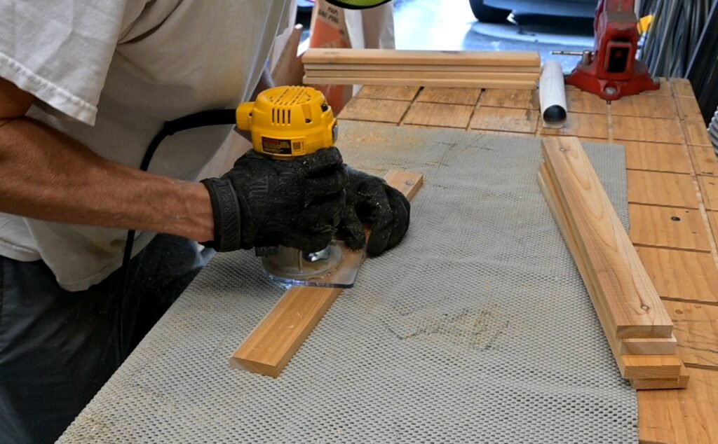 Cedar slats - Routing the Edges