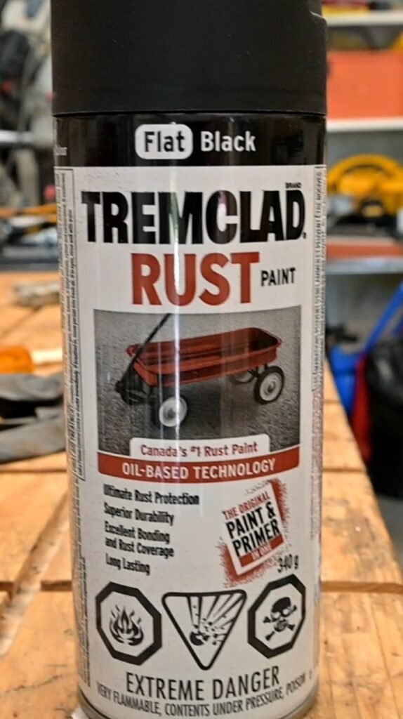 Steel Frame Paint - Tremclad Rust paint