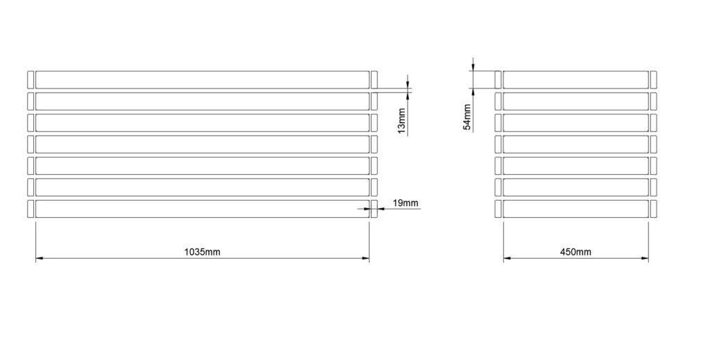 Cedar Slats CAD drawing
