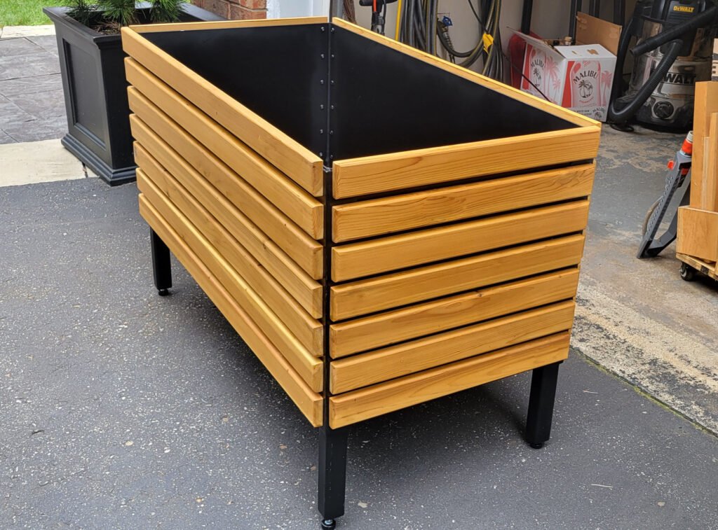 Finished Planter Box - ISO View